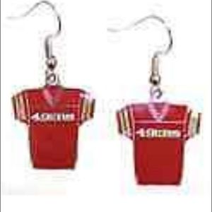 NFL officially licensed San Francisco 49ers earrings